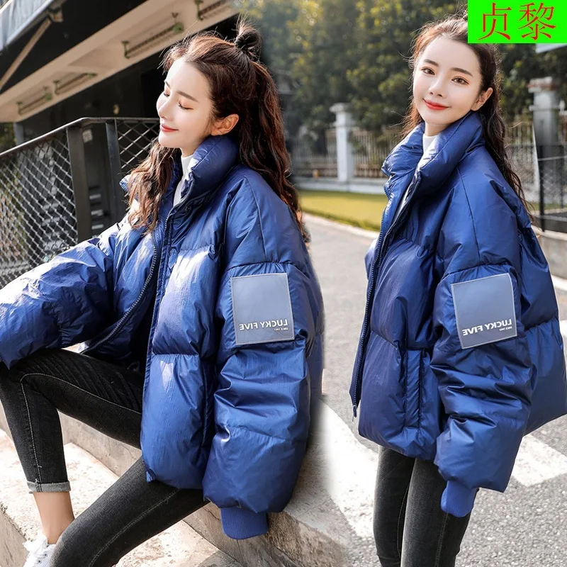 

2018 Winter New Style WOMEN'S Dress Korean-style Students Short down Coat INS Two-sided down Jacket Cotton-padded Clothes Short-