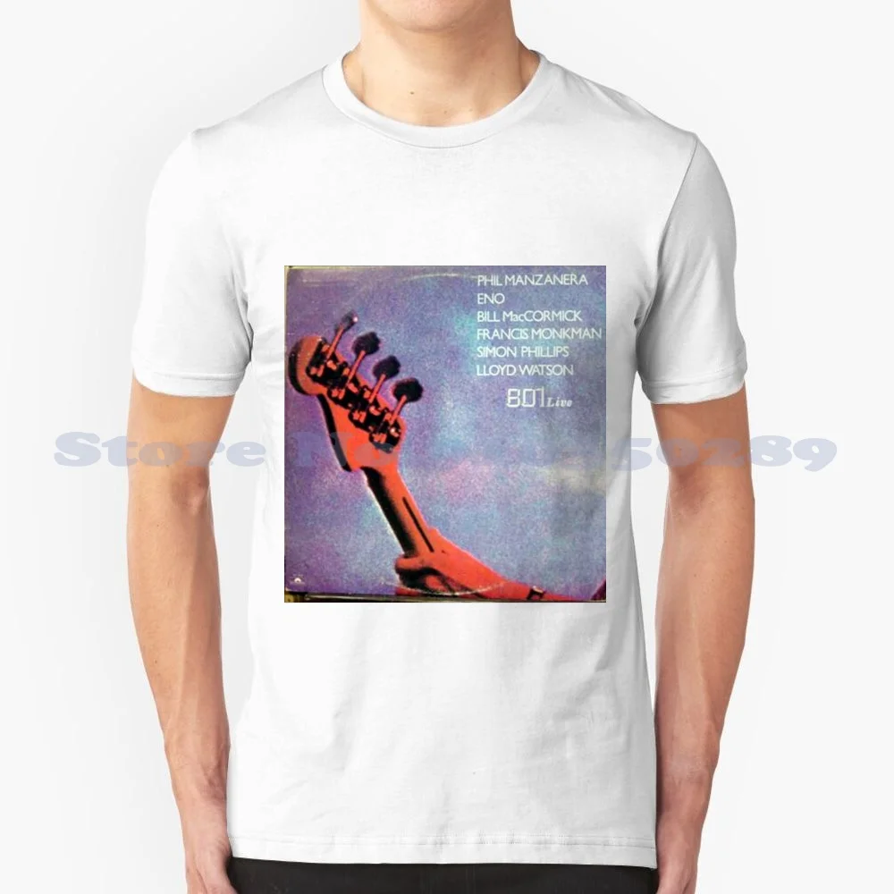 801 Live Eno Music Art Rock Summer Funny T Shirt Per Uomo Donna 801 Live Eno Music Art