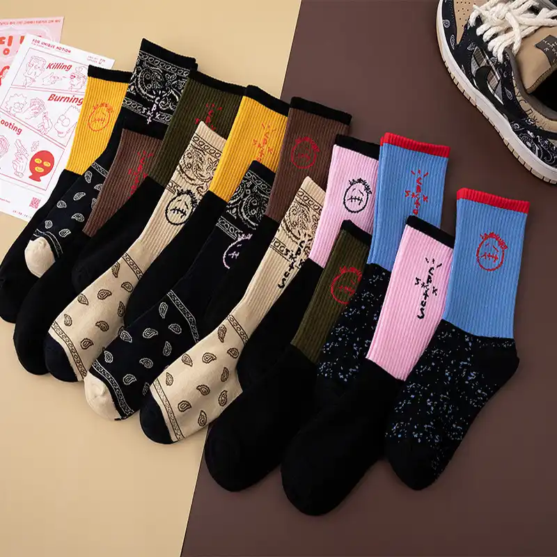 Drop Ship Adult Man Woman Crew TS Socks 
