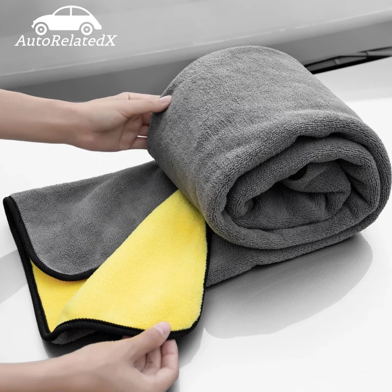 160x60cm Car Wash Towel Super Absorbent Auto Care Drying Hemming Towels