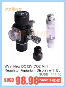 Aquarium CO2 Painball Tank CGA 320 Adapter,Brewer Heavy Duty Regulators For Aquarium Tank