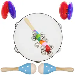 Музыкальные инструменты набор для малышей и детей дошкольного возраста, 6 шт раннего развития и обучения Музыкальные игрушки