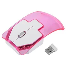 Ноутбук прозрачная Беспроводная оптическая Бесшумная легкая мышь универсальная игровая светящаяся компьютерная подарочная