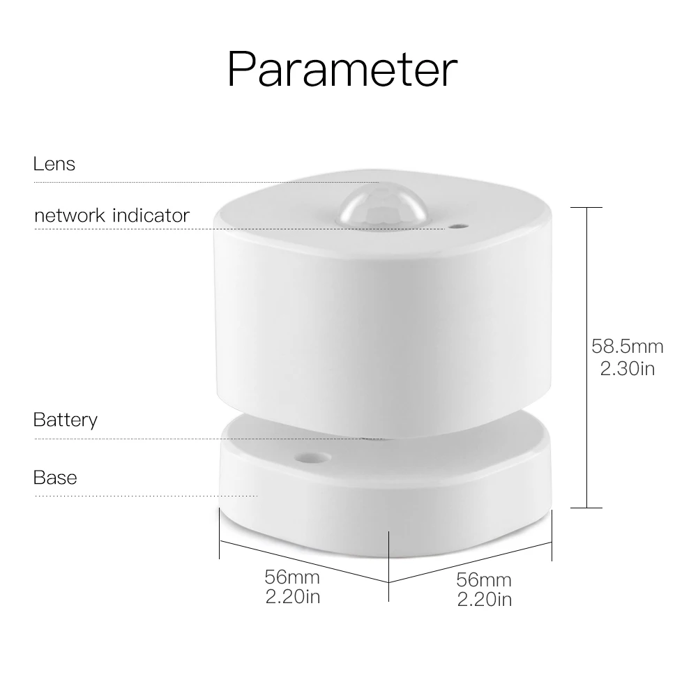 Sensor de Movimento Detector de Sensor Zigbee Humano Vida Inteligente Tuya App Controle Ligação Sistema Alarme Casa Pir - Image 6