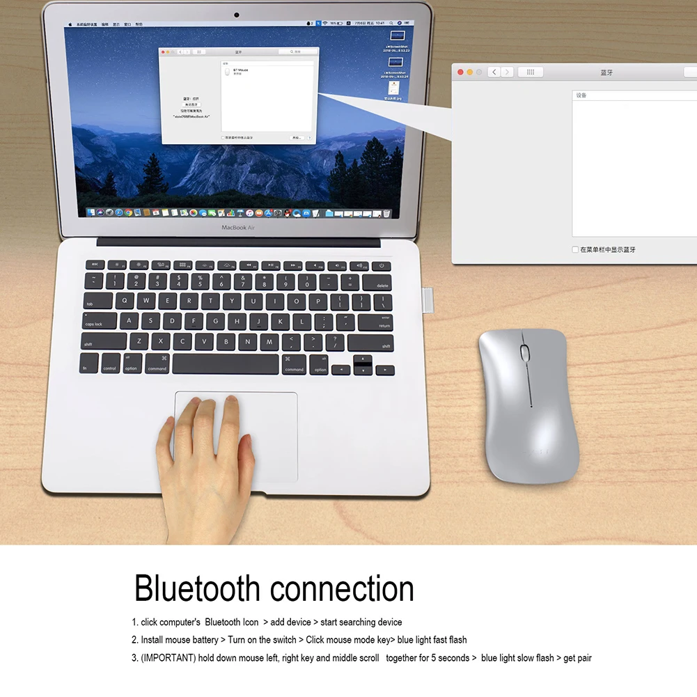 Перезаряжаемая 2,4G беспроводная мышь Bluetooth мышь компьютерная мышь беспроводная эргономичная Бесшумная компьютерная мышь Mause Mini USB оптическая мышь