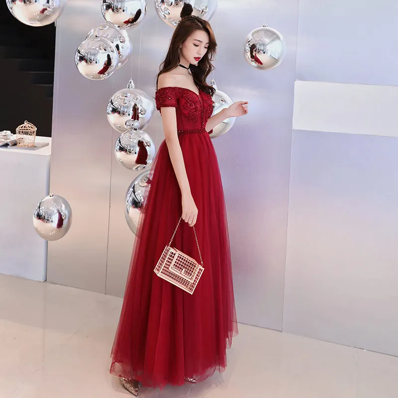 LAMYA банкетные вечерние платья с бисером и длинным v-образным вырезом vestido de festa, большие размеры, кружевное платье с аппликацией для выпускного вечера