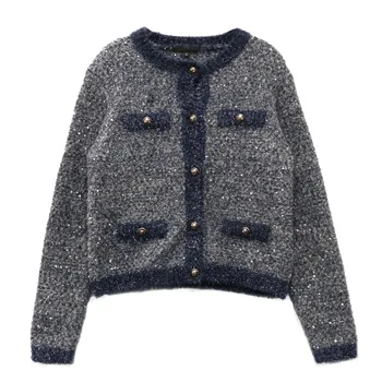 

2019 New Women Sweater Knitted O-neck Long Sleeve Casual Cardigan Sweaters Coat Knitwear