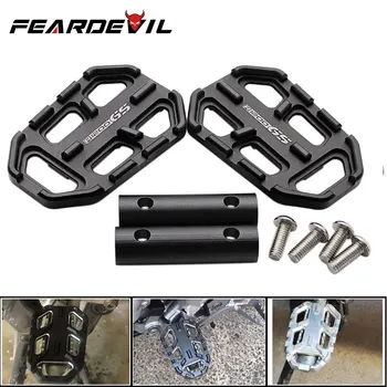 

Feardevil Motorcycle Billet Wide Foot Pegs Pedals Rest Footpegs CNC Aluminum Black Silver for BMW R1200GS R1200 GS ADV 2013-2017