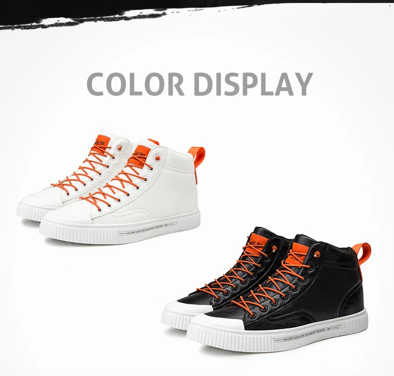 M-High-top/модная обувь для активного отдыха; сезон осень-зима; износостойкая обувь для активного отдыха; однотонная повседневная мужская обувь на шнуровке