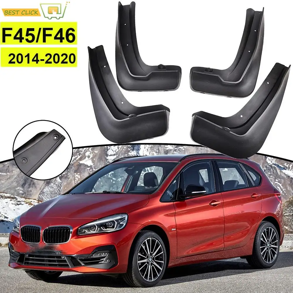 

4Pcs Front Rear Splash Guards Mud Flaps Mudguards For BMW 2 Series F45 F46 Gran Active Tourer 2014 2015 2016 2017 2018 2019 2020