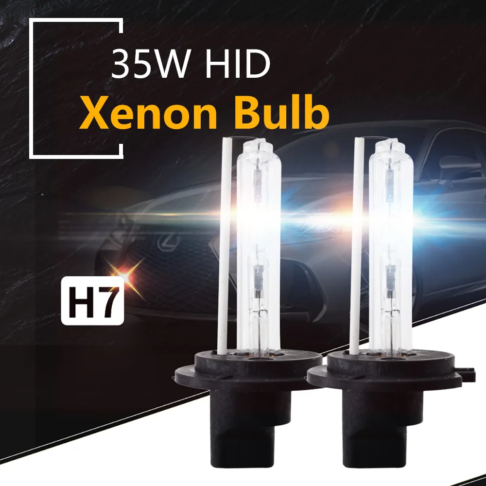 HCDLT 35W HID Xenon Light Bulb H1 H3 H7 H11 9005 9006 880 881 12V Auto Car Headlight Lamp 3000K 4300K-10000K Green Blue Purple (3)