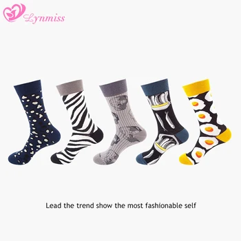 

Harajuku Style Women Socks Men Socks Autumn and Winter All-match Cotton Socks Casual Stripe Absorb Sweat Breathable Socks