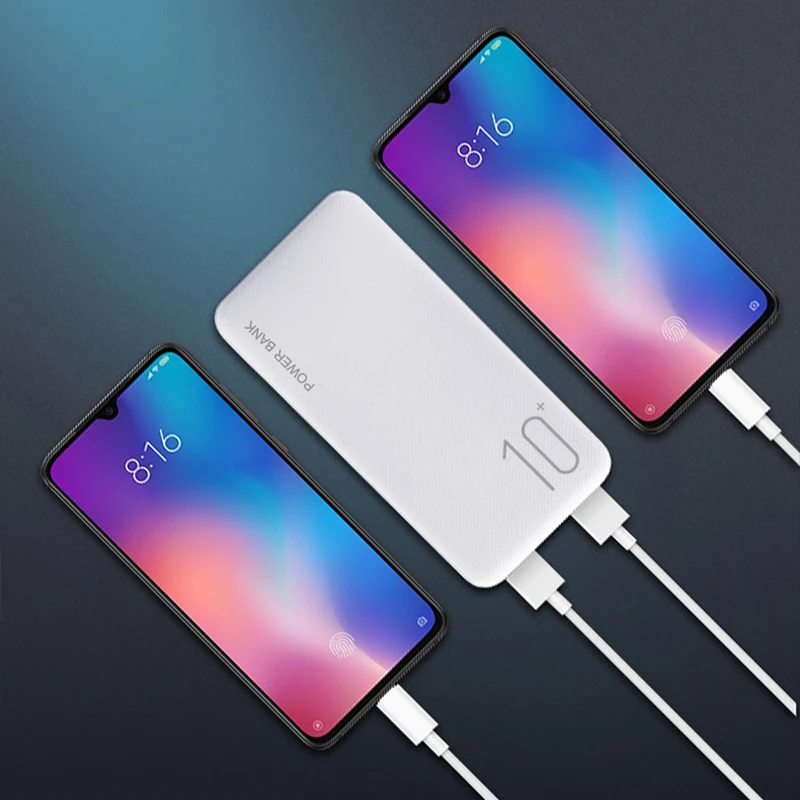 PHOMAX 10000 мАч портативное Внешнее зарядное устройство для xiaomi samsung redmi Внешний