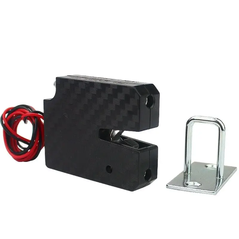 Small cabinet lock DC3v plastic alloy wire electric lock mini electronic mailbox door drawer furniture