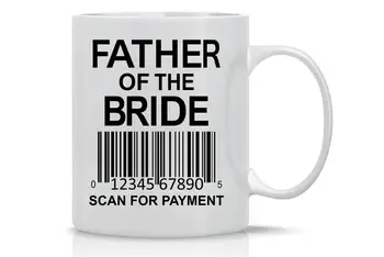 

Father of The Bride, Scan for Payment Funny Coffee Lovers Mug