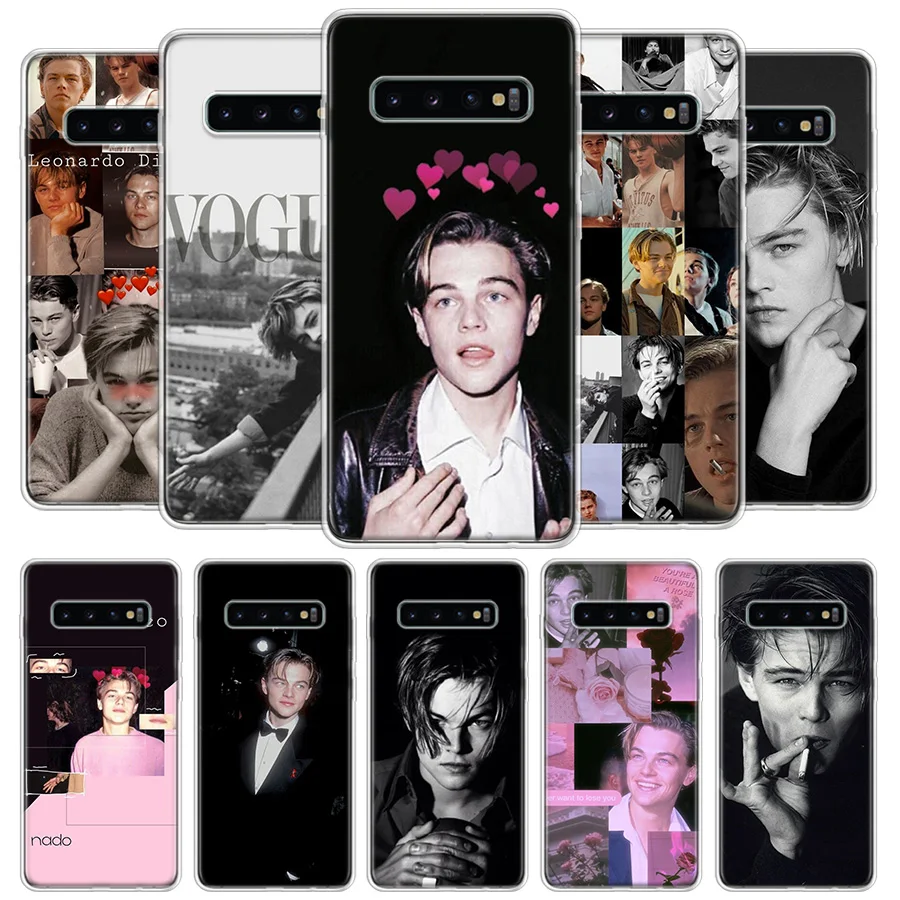 Leonardo Dicaprio Young Cover Custodia Per Telefono Per Samsung Galaxy S20 Fe S21 + S22 S23 S24 Ultra S10 Plus S10E S9 S8 Coque Capa Funda