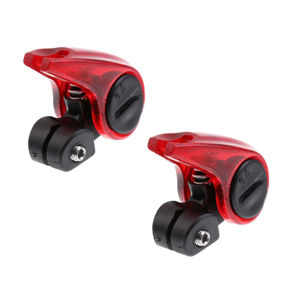 2Pcs High Brightness Bicycle Bike Brake Light Mini Warning Light for V Brakes Automatic Control