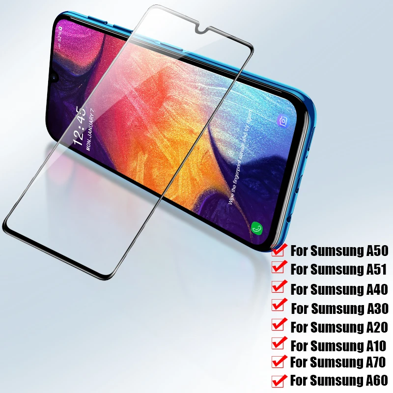 

3Pcs Screen Protector On For Samsung Salaxy A50 A30 A70 A10 A40 A20 A60 Tempered Glass For Samsung M10 M20 M30 A70 A80 A90 Glass