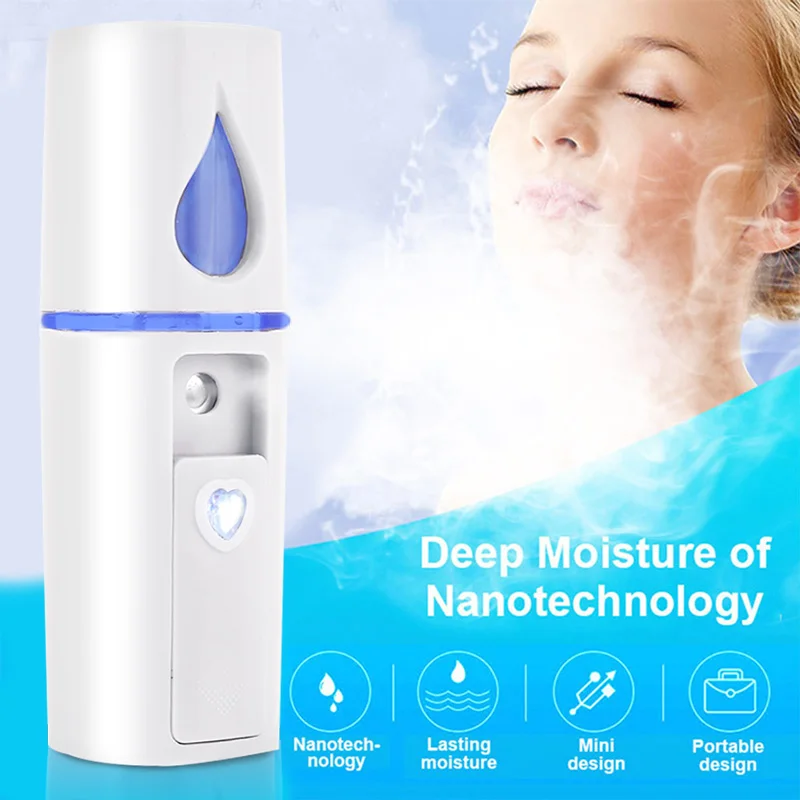 Инструмент для пополнения воды распылитель лица прекрасный мини модный белый 20