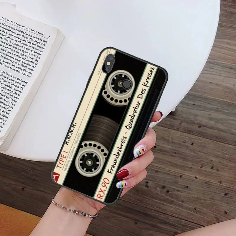 Vintage Cassette tape art retro music Nostalgia funda hull coque cover Phone Case For Xiaomi Redmi note 7 8 10 9 s 9t lite pro xiaomi leather case cosmos blue Cases For Xiaomi