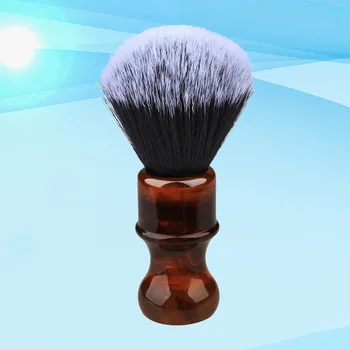 

1pc Beard Brush Durable Nylon Resin Handle Foaming Brush Mustache Brush for Adults Men Boy