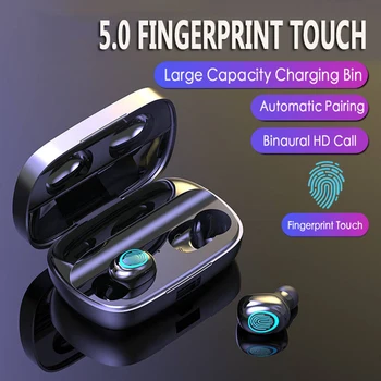 

S11New design Bluetooth 5.0 TWS earphones & headsets digital display LED & noise reduction 3500mah charging box & fast charge