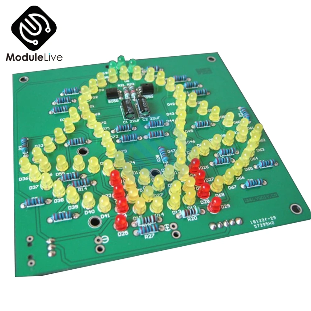 Wobbly Windbell Fun electronic DIY Kit Wring 83 LEDs Wind bell 5V 9V 92*89MM For Hobby Electronic Tools | Инструменты