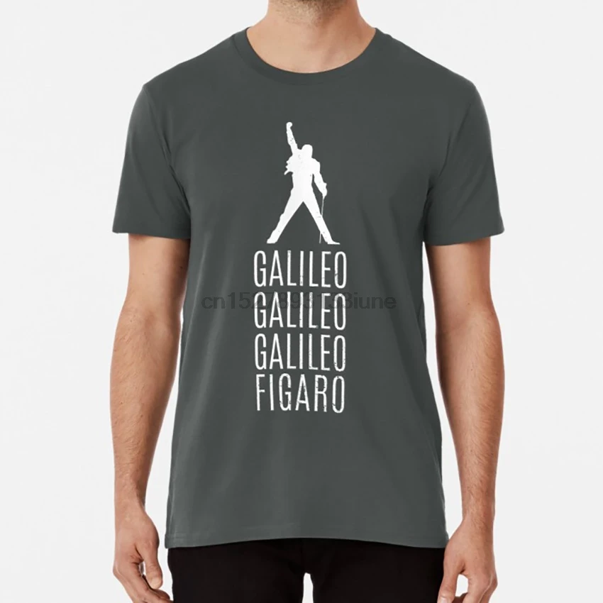 Bohemian Rhapsody Galileo rock music shirt T mercury legend love fans | Мужская одежда