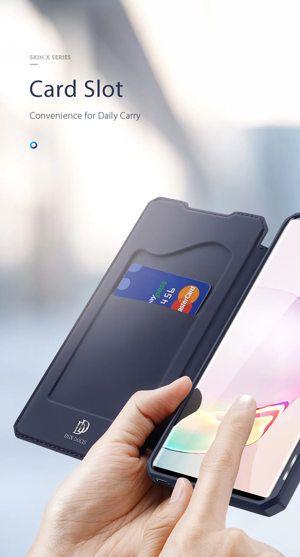 Business Leather Magnetic Flip Case For Samsung Galaxy Note20 S20 Ultra Note 10 Plus A51 A71 Wireless Charging Cover Card Slot