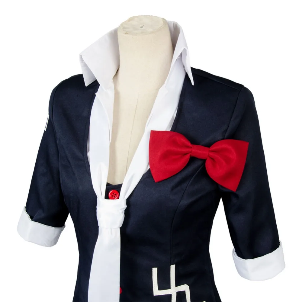 Аниме Dangan-Ronpa Danganronpa Косплей Junko Enoshima костюмы для косплея для девочек женская униформа с топом рубашка юбка Хэллоуин карнавал