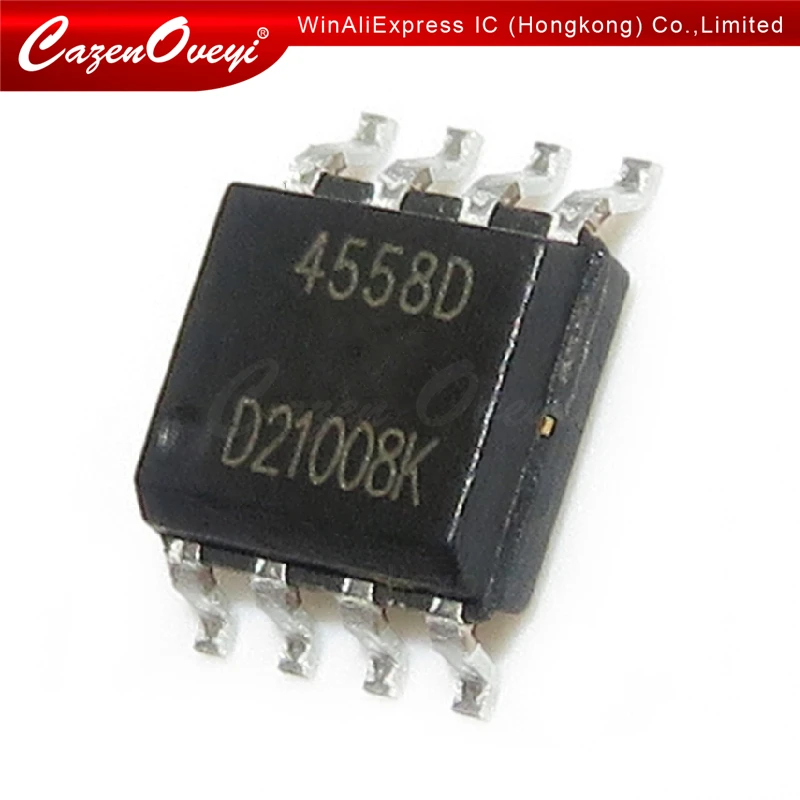 

10pcs/lot JRC4558D NJM4558D 4558D SOP-8 In Stock