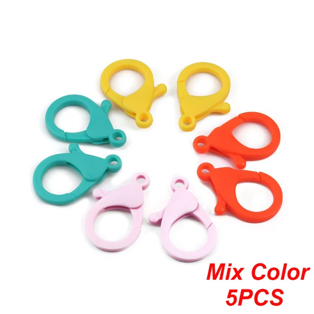 5-20pcs/lot Key Chain Key Ring keychain Bronze Rhodium Gold 28mm Long Round Split Keyrings Keychain Jewelry Making Wholesale DIY 5PCS mix color