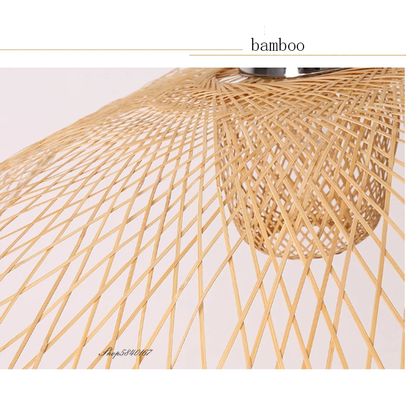 Pendant Lights Pendant Lamp Chinese Style Bamboo Pendant Lights for Dining Room Restaurant