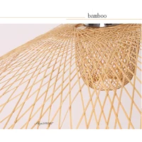 New Chinese Style Bamboo Pendant Lights Creative 4