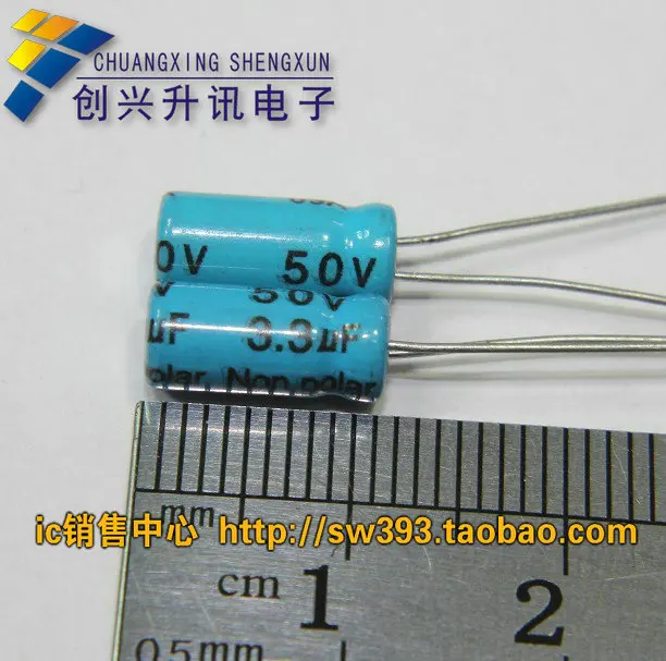 Бесплатная доставка. 50 v3. 3 мкФ UF50V новые высококачественные электролитические