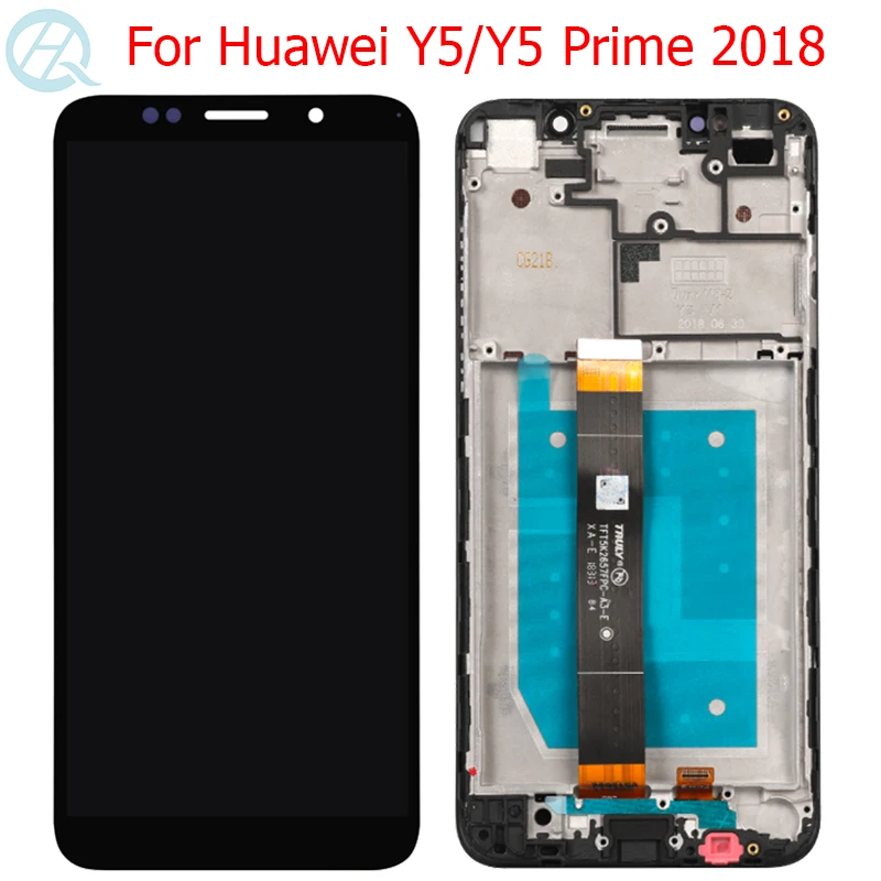 ЖК-экран с рамкой для Huawei Y5 Pro 2018 сенсорный экран дюйма Prime 5 45 DRA-L21 стеклянные