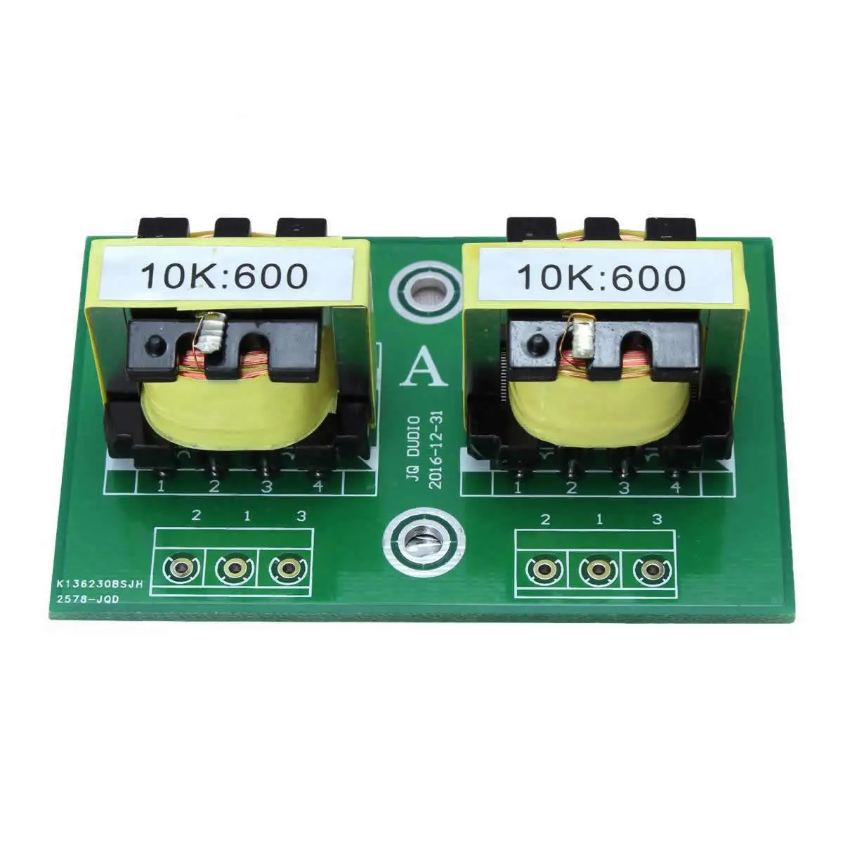 

1+1:1+1 10K: 600 high-low level conversion audio transformer, permalloy audio isolator, frequency response: 20hz—20Khz