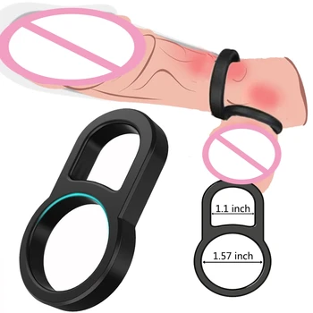 Silicone Penis Rings Cock Ring Clitoral Stimulation Delay Ejaculation Male Masturbator Sex Toys For Couple Adult Sex Product 5