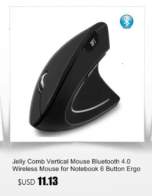 Jelly Comb Ergonomic Wireless Mouse For PC TV Laptop Ajustable DPI 2.4G Wireless Vertical Mouse Computer Office Optical Mice