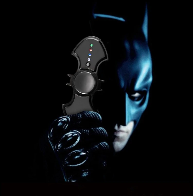 Фиджет с Бэтменом Спиннер электронная USB Зажигалка 3 разновидности светодиодный прикуриватель ручной Спиннер игрушка плазменная электрическая зажигалка