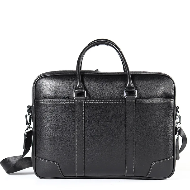 

New Type of Leather Men's Bag with First-class Cowhide Business Briefcase with Large Capacity Men's Computer Bag and Handbag