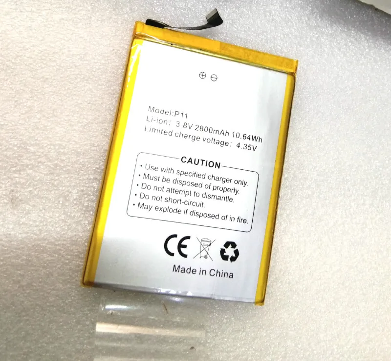 

New 2800MAH BATTERY MODEL P11 3.8V 10.64WH