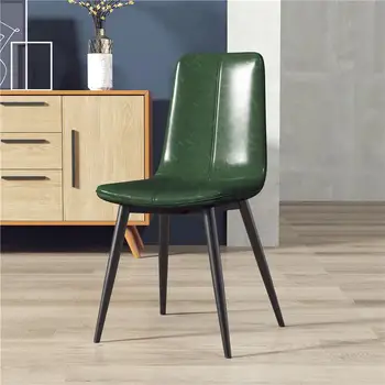 

Nordic Dining Chair Household Modern Simple Backrest Light Luxury Net Red Make-up Chair European Iron Leisure Desk Chair Stool