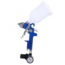 H827 экологичный Аэрограф гравитационный корм пневматический распылитель ing пистолет+ клапан давления пневматический распылитель пистолет