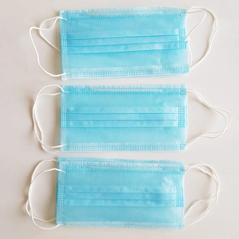 

Blue 3 Layer Dust-proof Breathable Earring Mask Comfortable And Hygienic Mask for Women Men