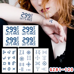 Waterproof Lasting 15 Days Arm Tattoo Stickers Flash Fake Body Tattoos for Women