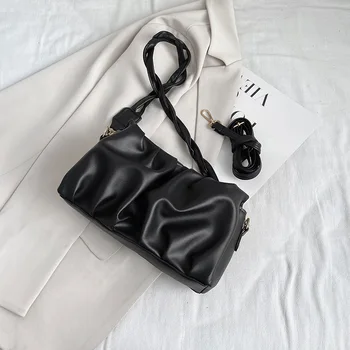 

Bags for Women 2020 New Luxury Handbags Shoulder Bag Trendy Fashion Cloud Bag Vintage Female Fold Designer Bag Tote Purse