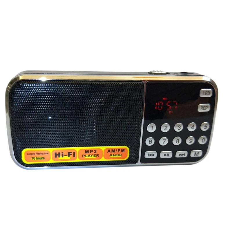 AMS-L-088AM двухдиапазонный перезаряжаемый портативный мини карманный цифровой