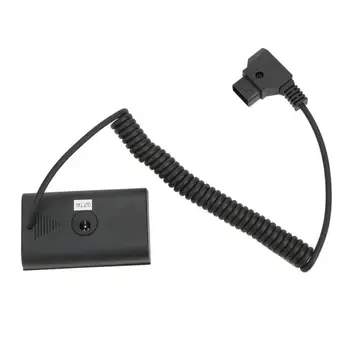 

F550 Black Plastic Half Decode Dummy Battery to D-tap Connector for Video Light Photography Lamp Monitor Photo Studio