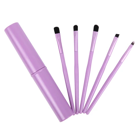 Colors Makeup Brushes Set Portable Natural Soft  Hair Brushes Eye Shadow  Eyeliner Lip Brushes Blending Eye Makeup Brushes